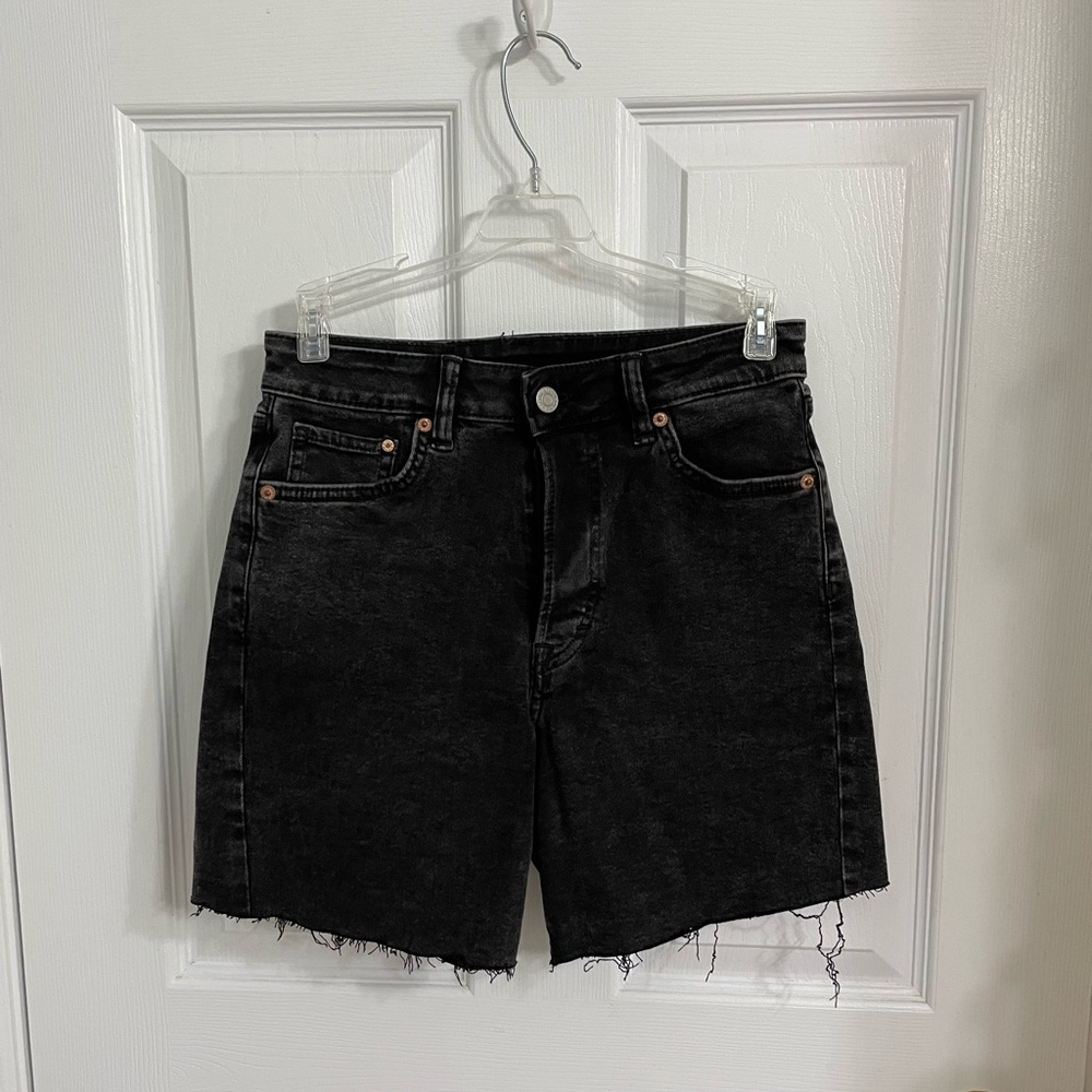 &DENIM Black denim short